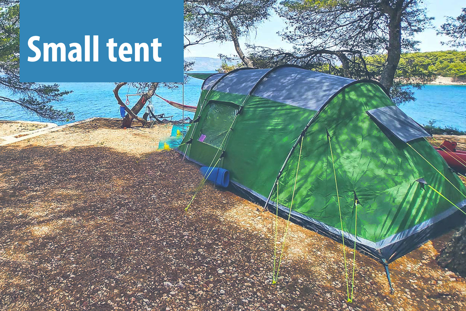 Kamp mjesto za mali šator